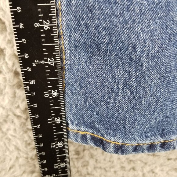 Levis Jeans Mens 48x30 Blue 550 Relaxed Fit Tapered Leg 100% Cotton Denim - Picture 7 of 13